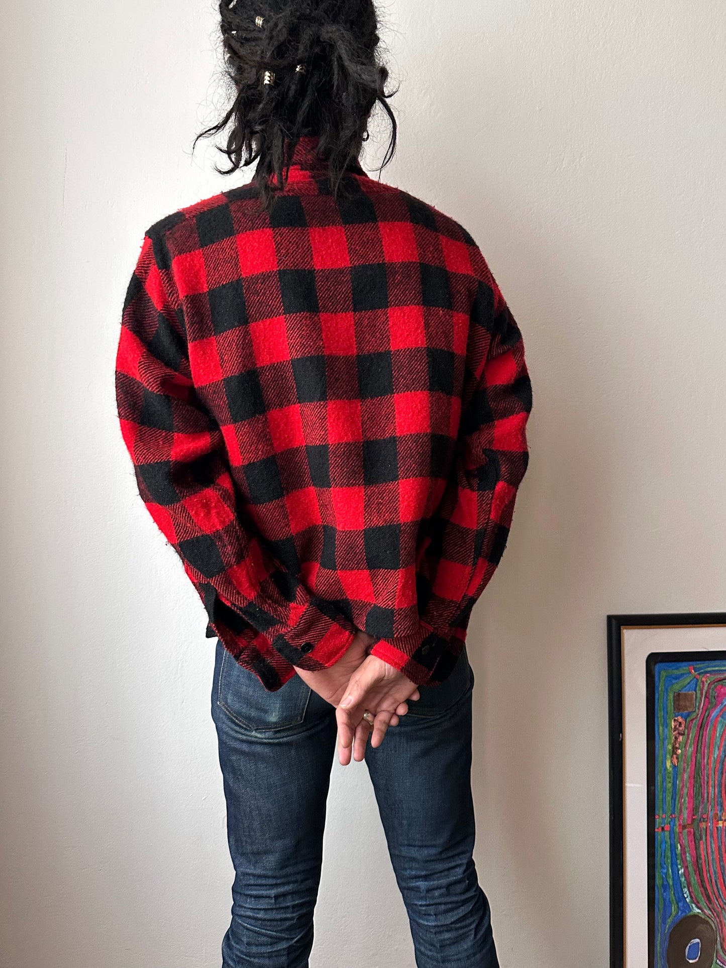 1970s Cropped wool shirt