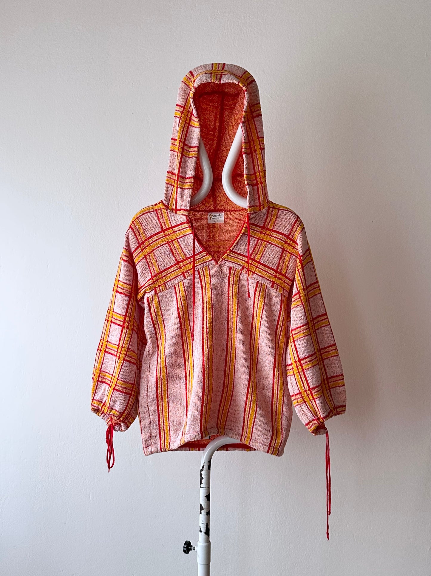 80s pile hoodie smock