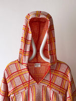 80s pile hoodie smock