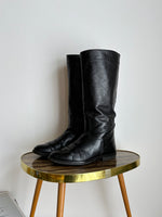 vintage ostrich leather boots