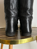 vintage ostrich leather boots