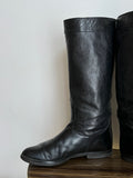 vintage ostrich leather boots