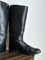 vintage ostrich leather boots