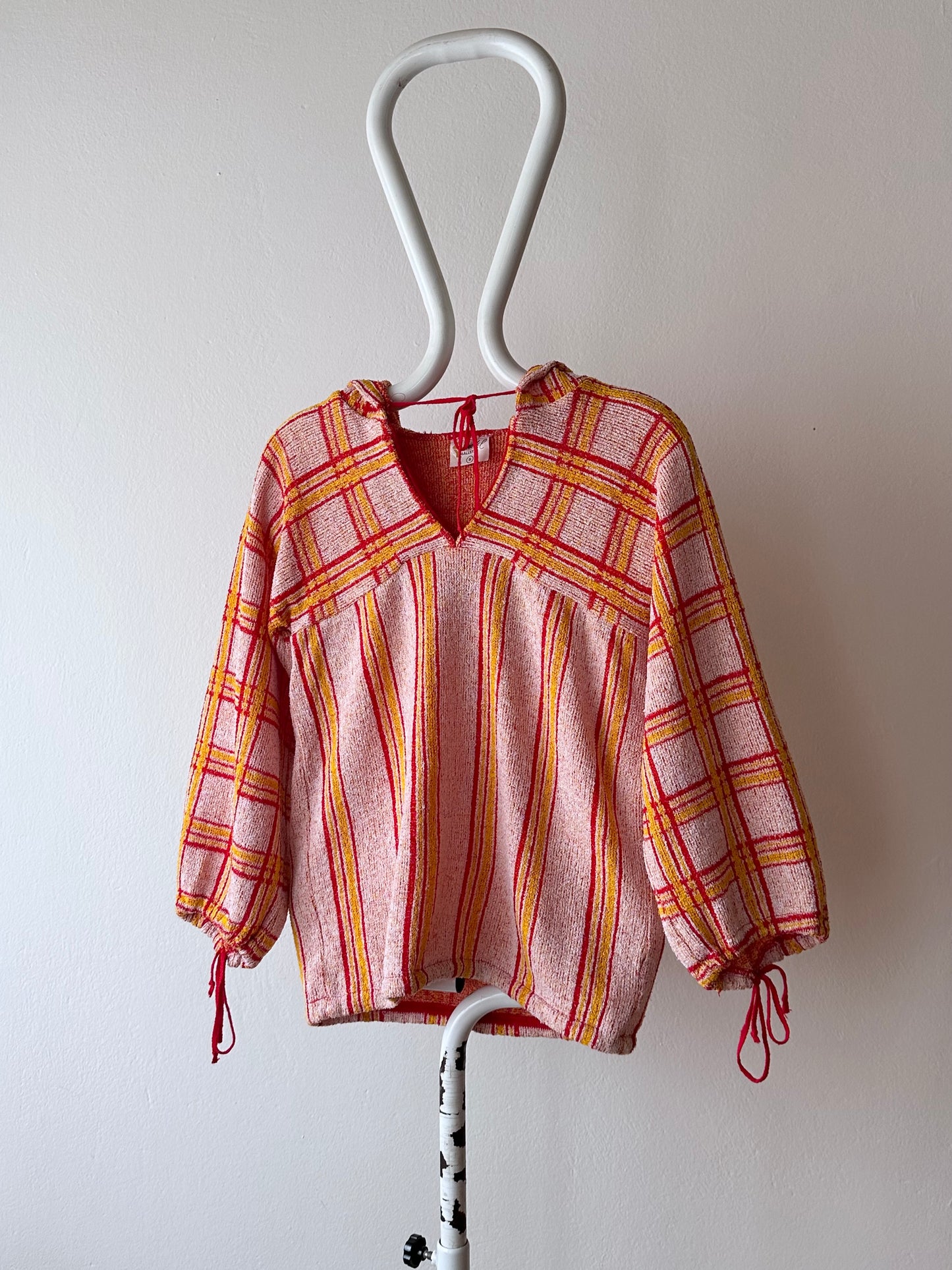 80s pile hoodie smock