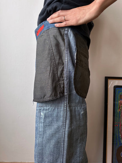 1999s Levi's All Duty denim cargo trousers - w32