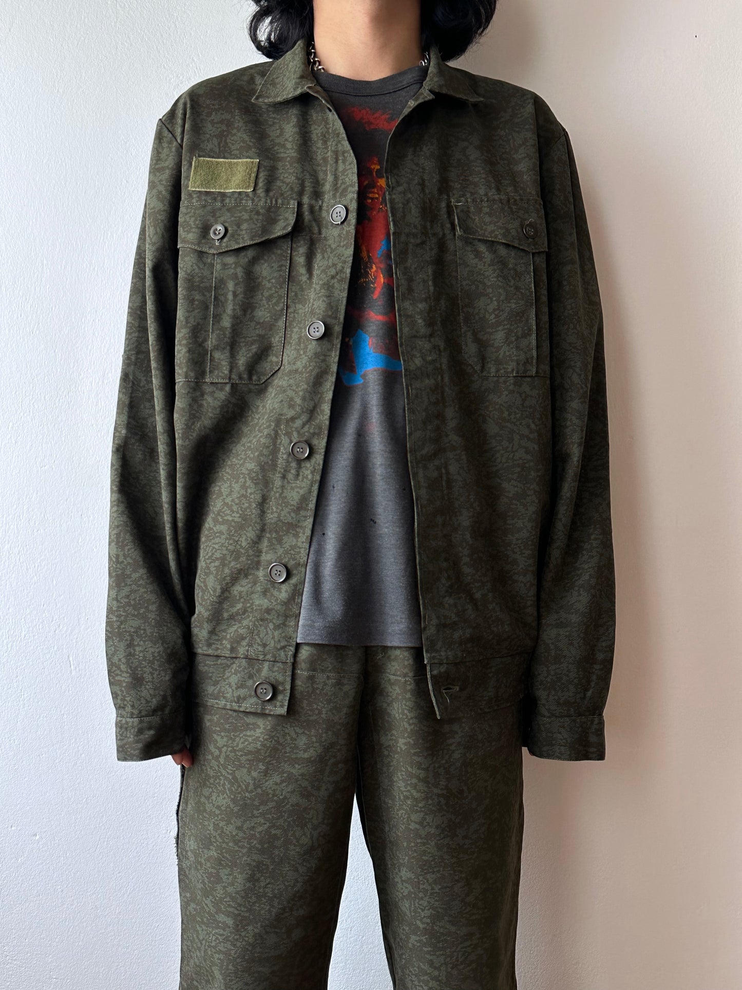 Czech military work suit vintage army camo Praha vintage store prague vintage store ユーロ古着 ヨーロッパ古着 チェコ プラハ 古着屋
