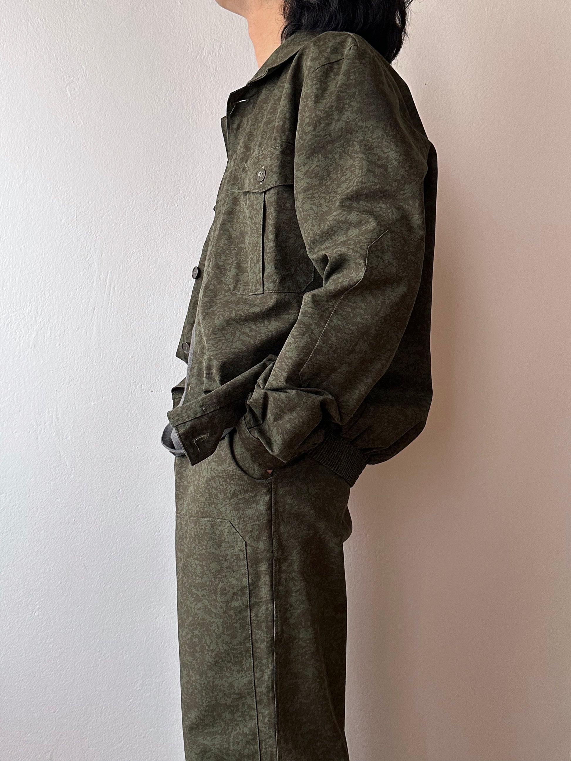 Czech military work suit vintage army camo Praha vintage store prague vintage store ユーロ古着 ヨーロッパ古着 チェコ プラハ 古着屋