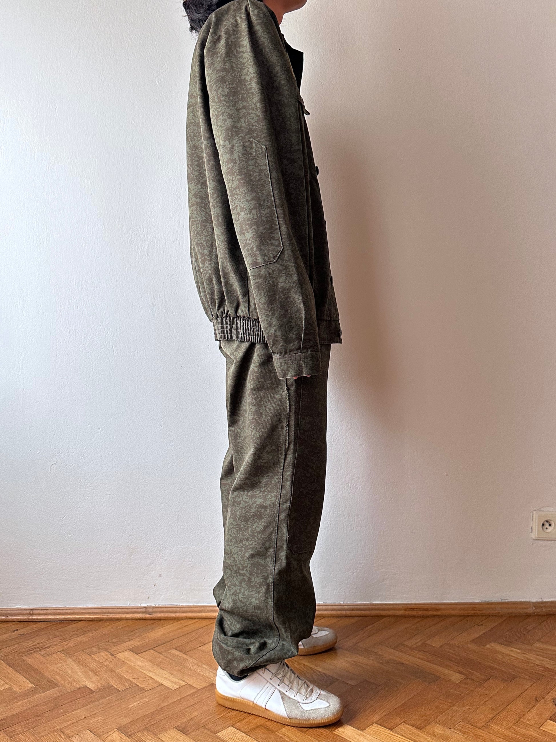 Czech military work suit vintage army camo Praha vintage store prague vintage store ユーロ古着 ヨーロッパ古着 チェコ プラハ 古着屋