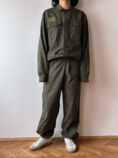 Czech military work suit vintage army camo Praha vintage store prague vintage store ユーロ古着 ヨーロッパ古着 チェコ プラハ 古着屋