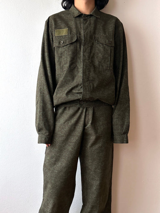 Czech military work suit vintage army camo Praha vintage store prague vintage store ユーロ古着 ヨーロッパ古着 チェコ プラハ 古着屋