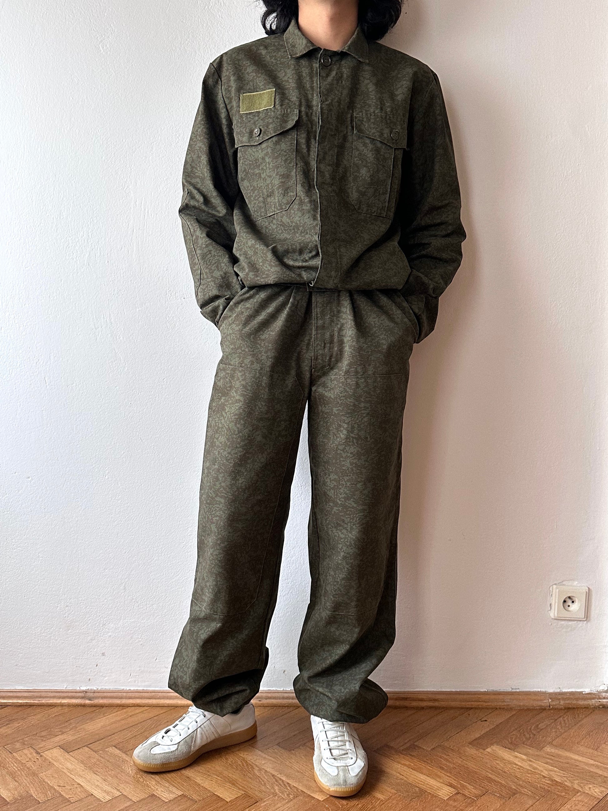Czech military work suit vintage army camo Praha vintage store prague vintage store ユーロ古着 ヨーロッパ古着 チェコ プラハ 古着屋