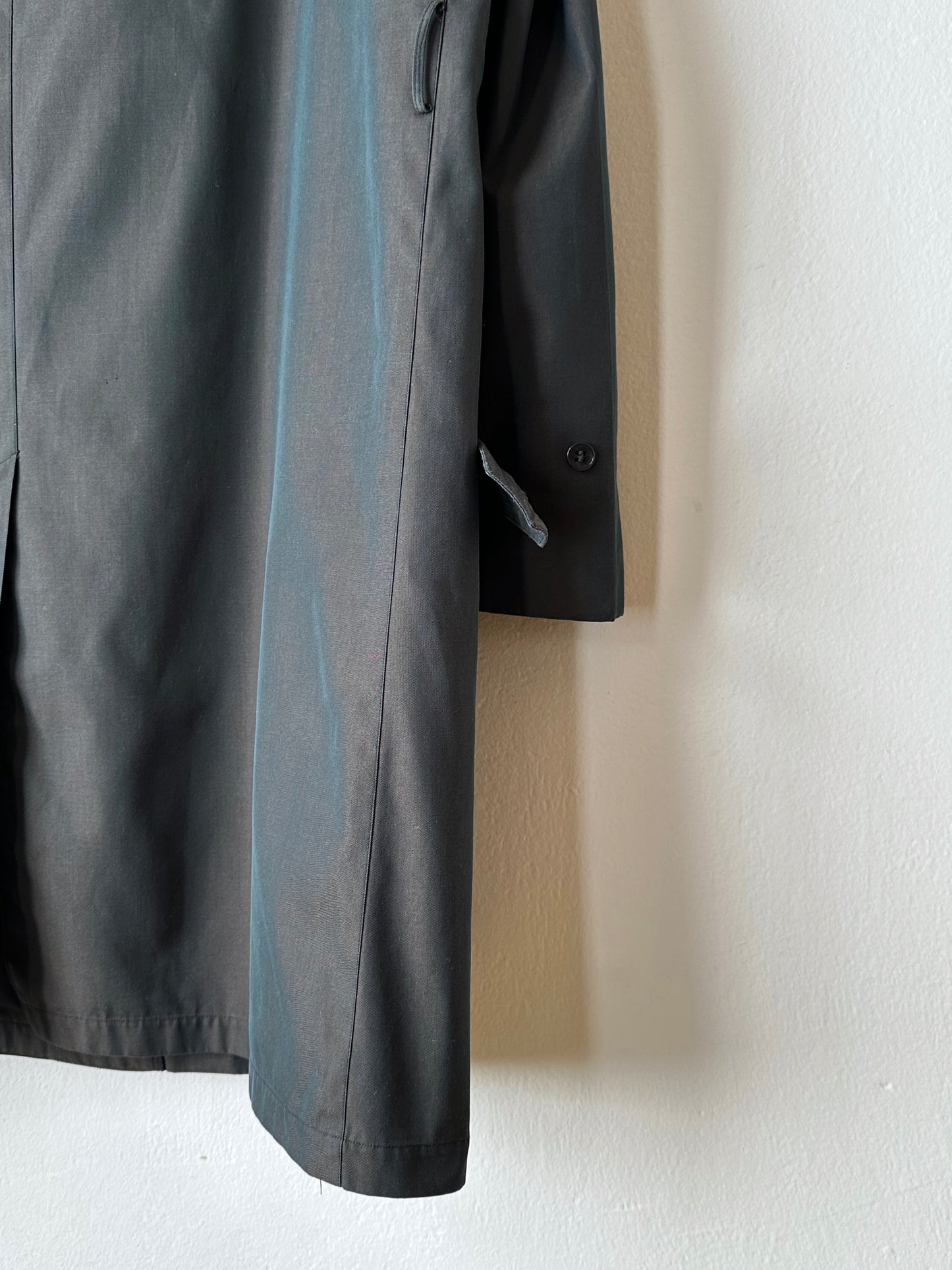1980s Italian Iridescent waterproof coat