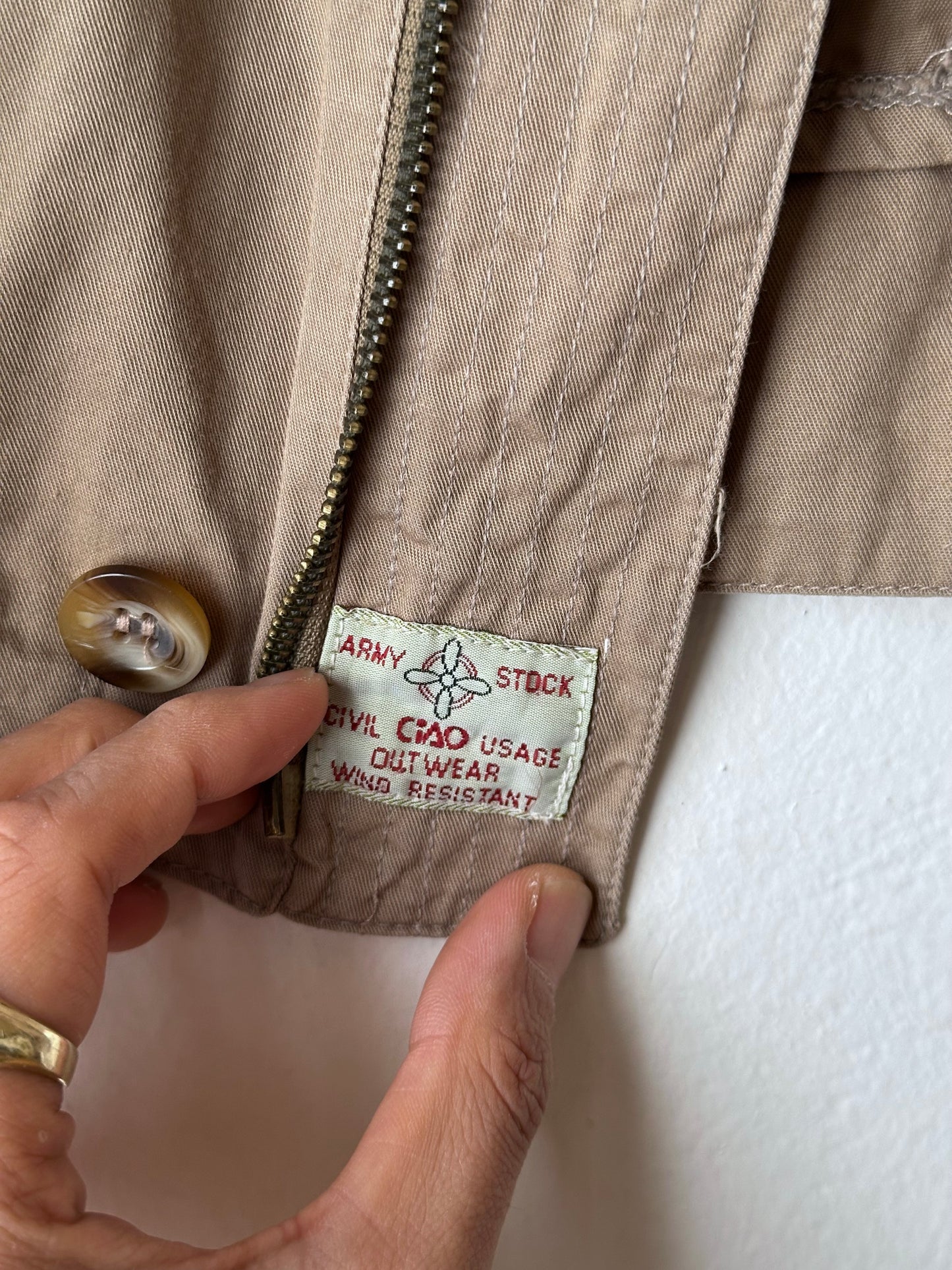 1980s CiAO cotton jacket , Italy