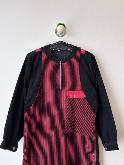 80s unique cotton dress