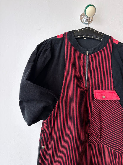 80s unique cotton dress