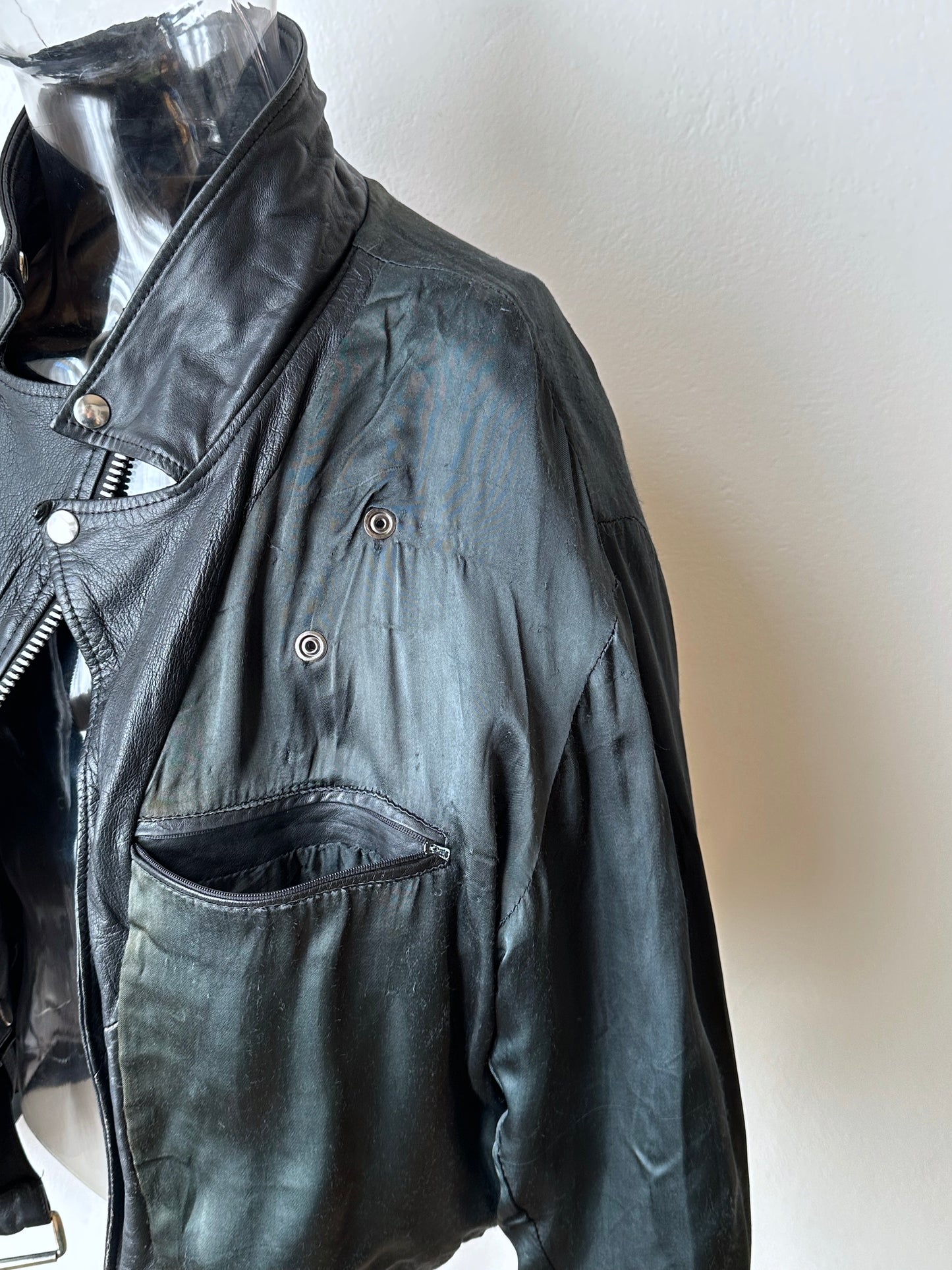 1980s Leather Riders jacket