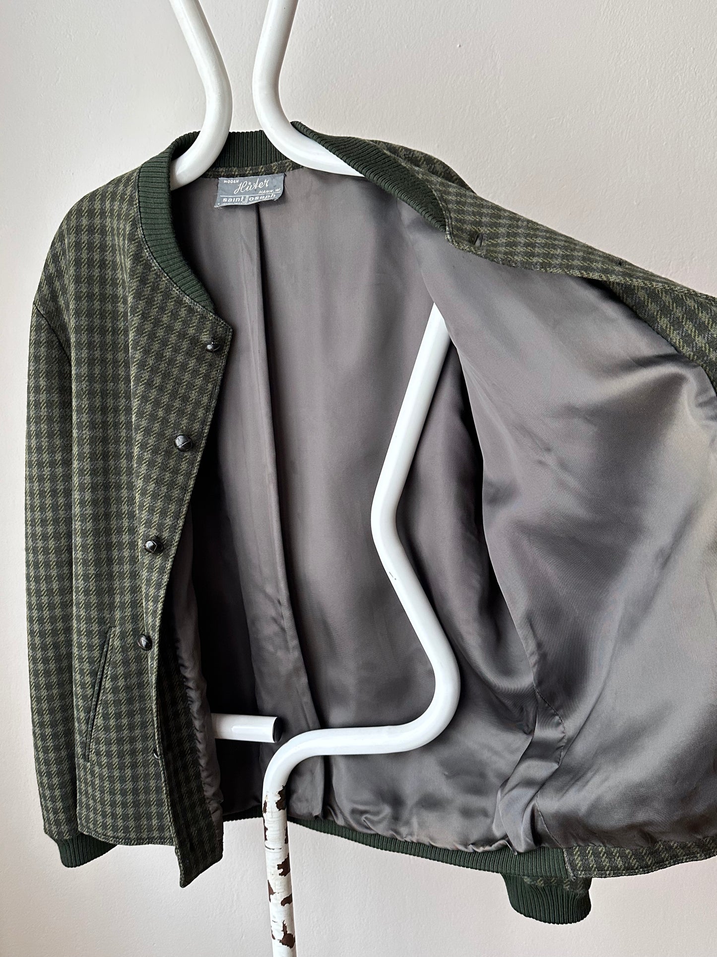 70s French wool sports jacket