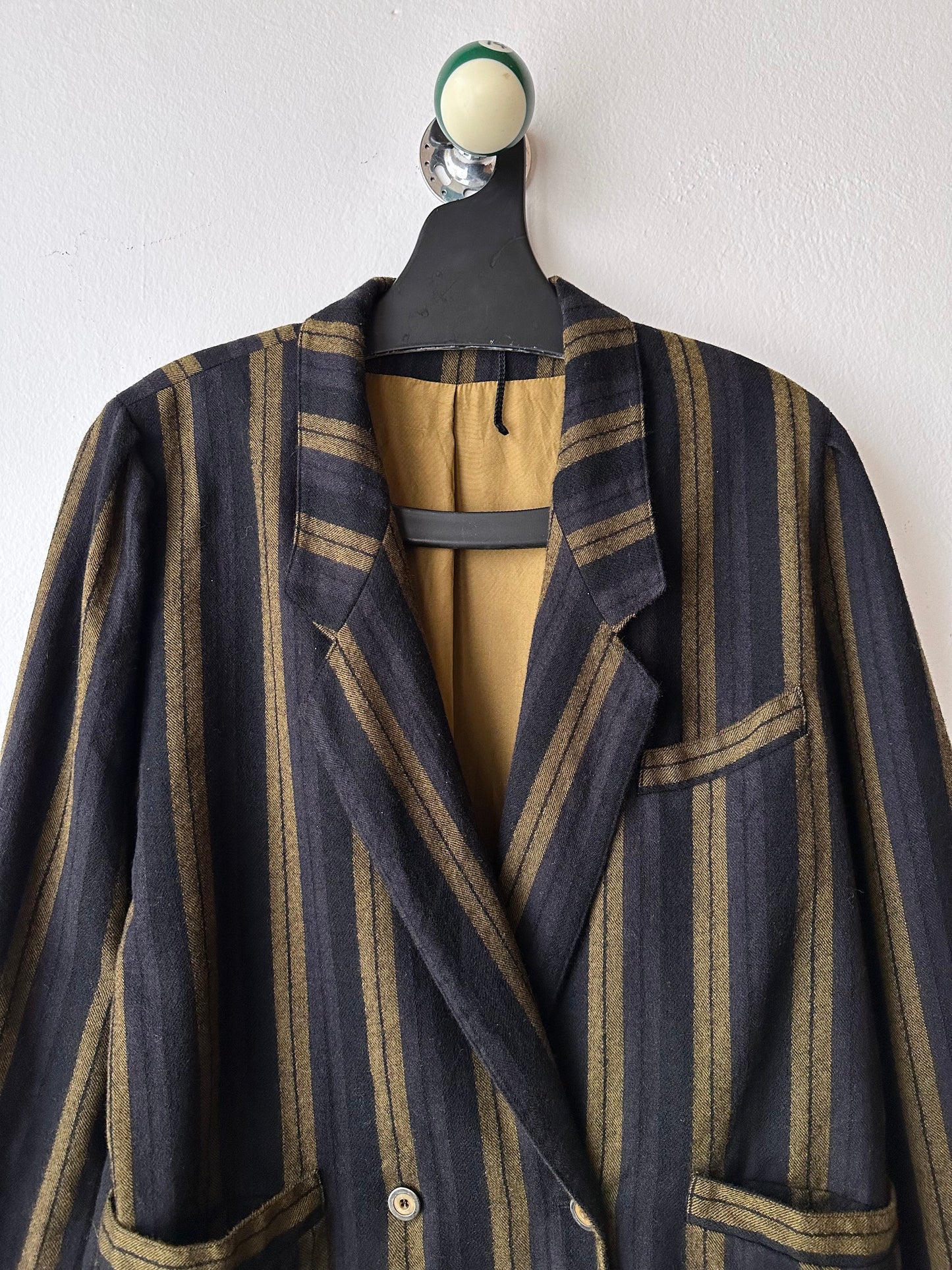 80s striped tailored jacket