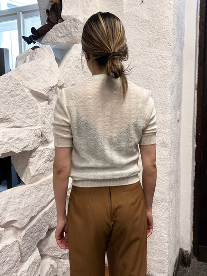 80s Czechoslovakia knit tee dead stock