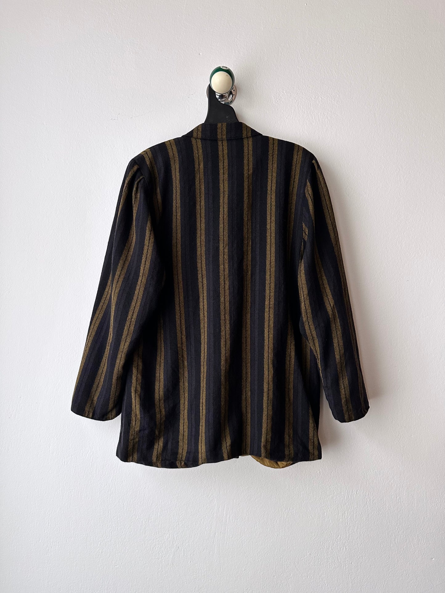 80s striped tailored jacket