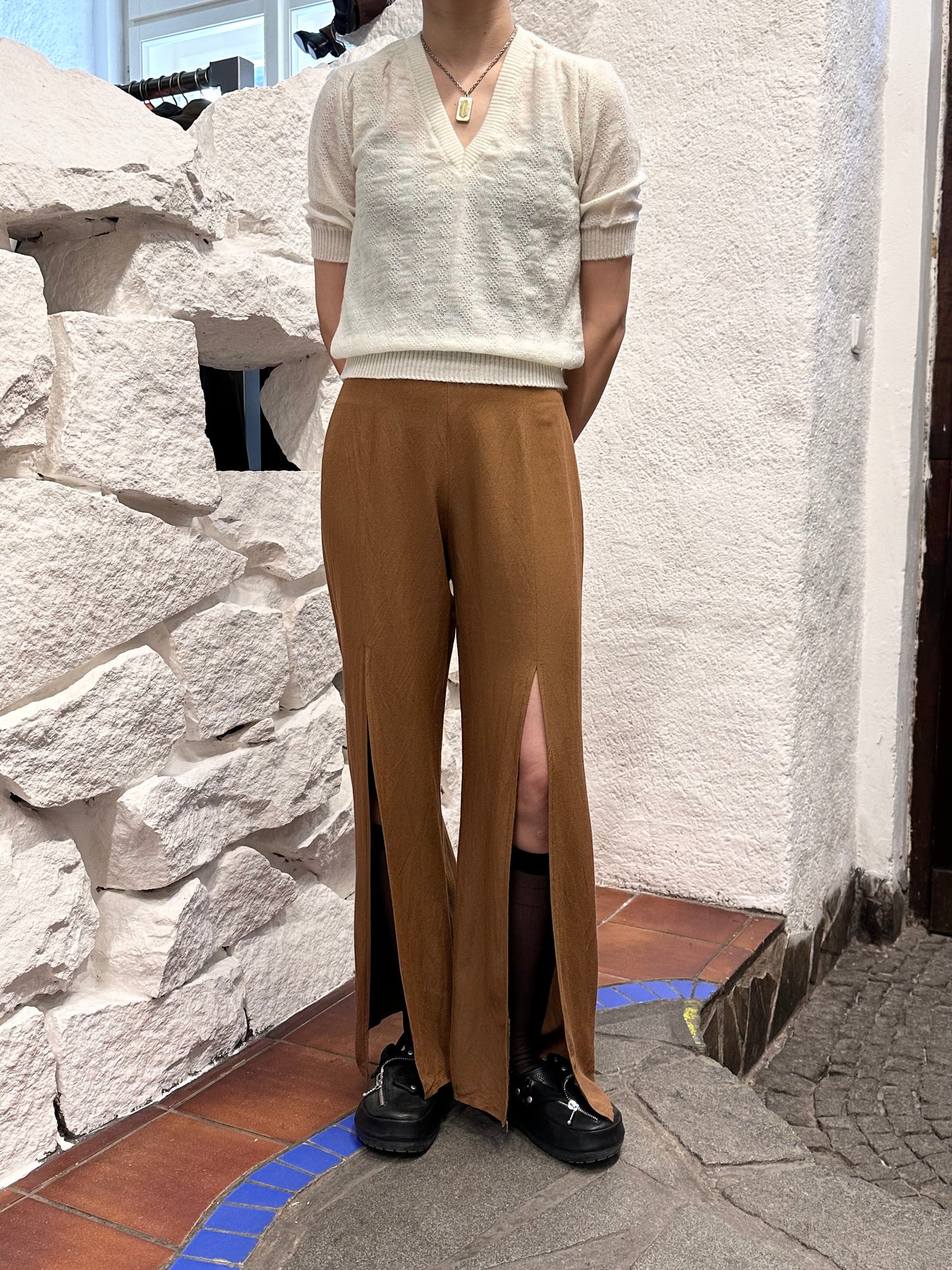 80s Czechoslovakia knit tee dead stock