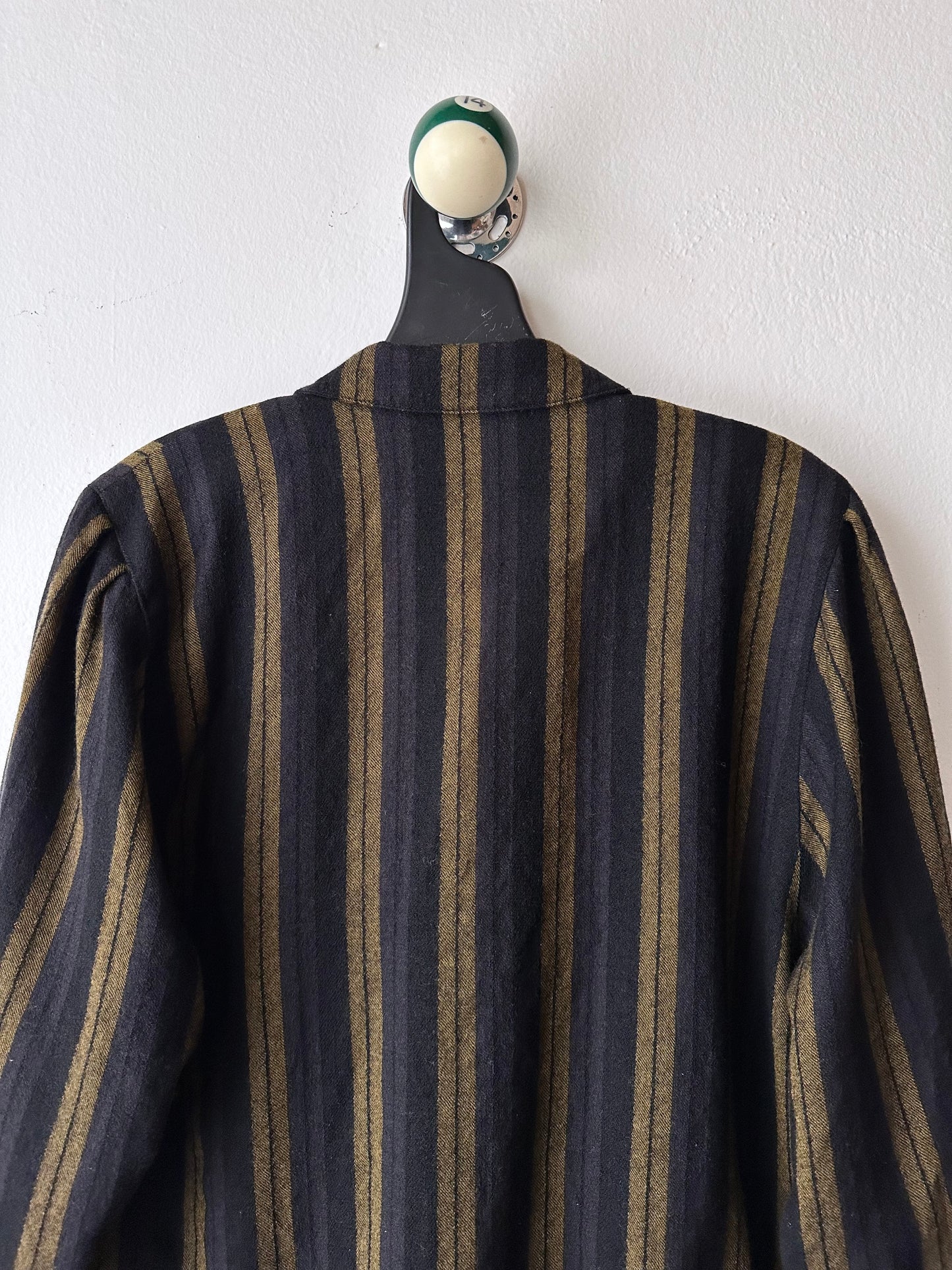 80s striped tailored jacket