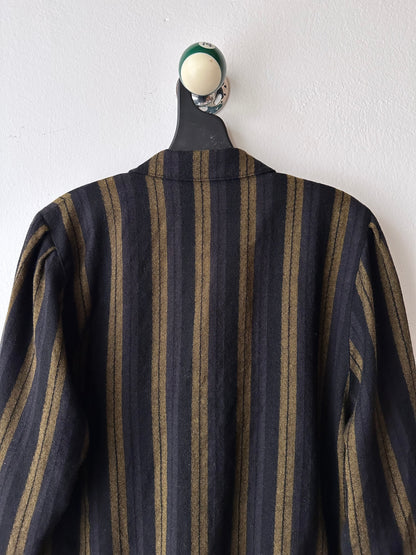 80s striped tailored jacket