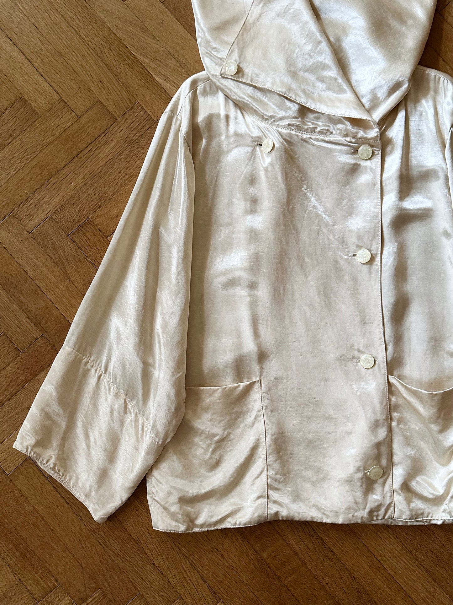1980-90s Switzerland rayon satin jacket