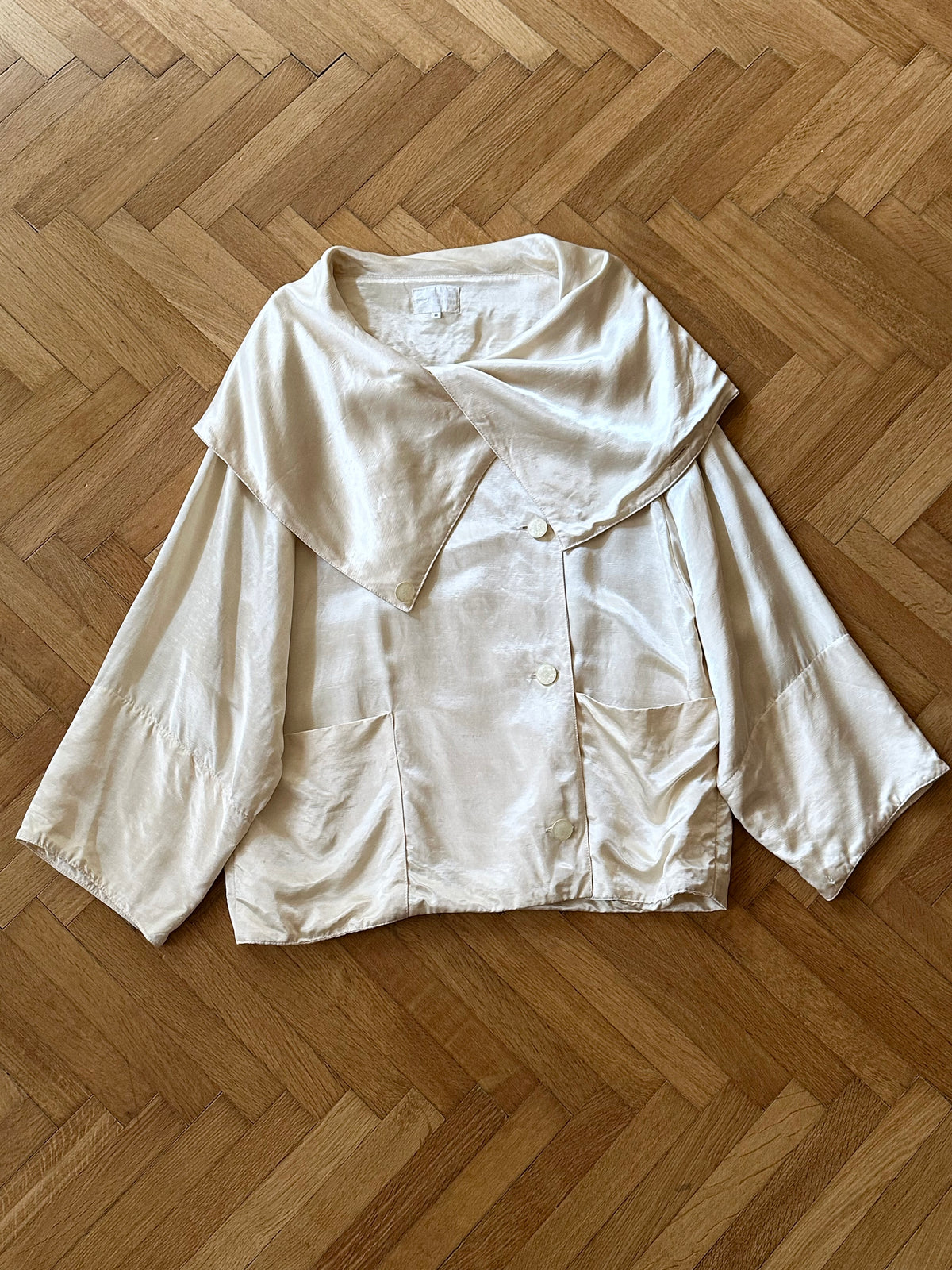 1980-90s Switzerland rayon satin jacket