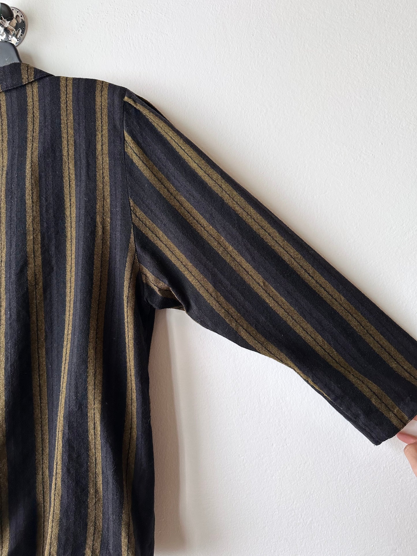 80s striped tailored jacket