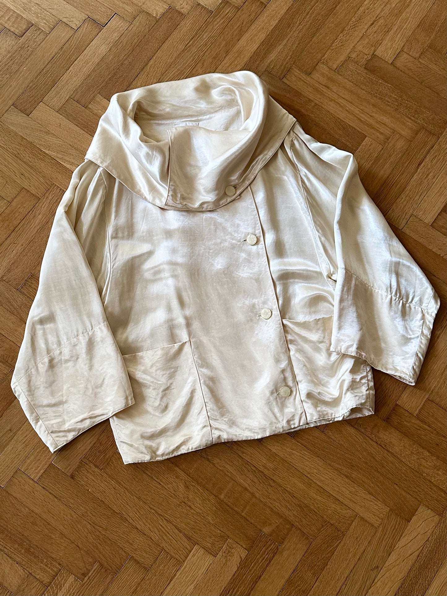 1980-90s Switzerland rayon satin jacket