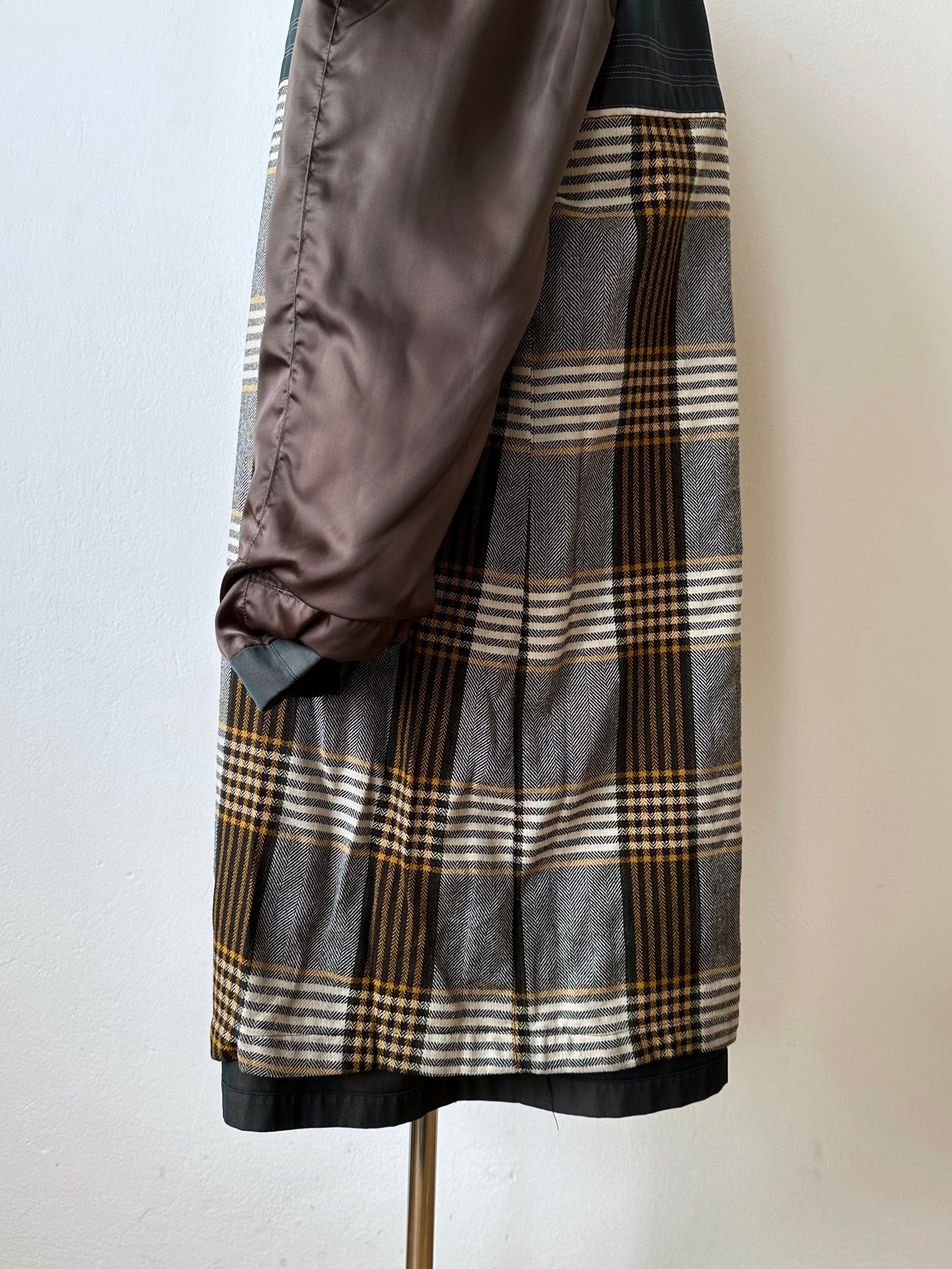 1980s Italian Iridescent waterproof coat