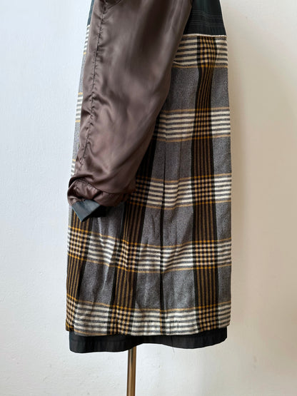 1980s Italian Iridescent waterproof coat