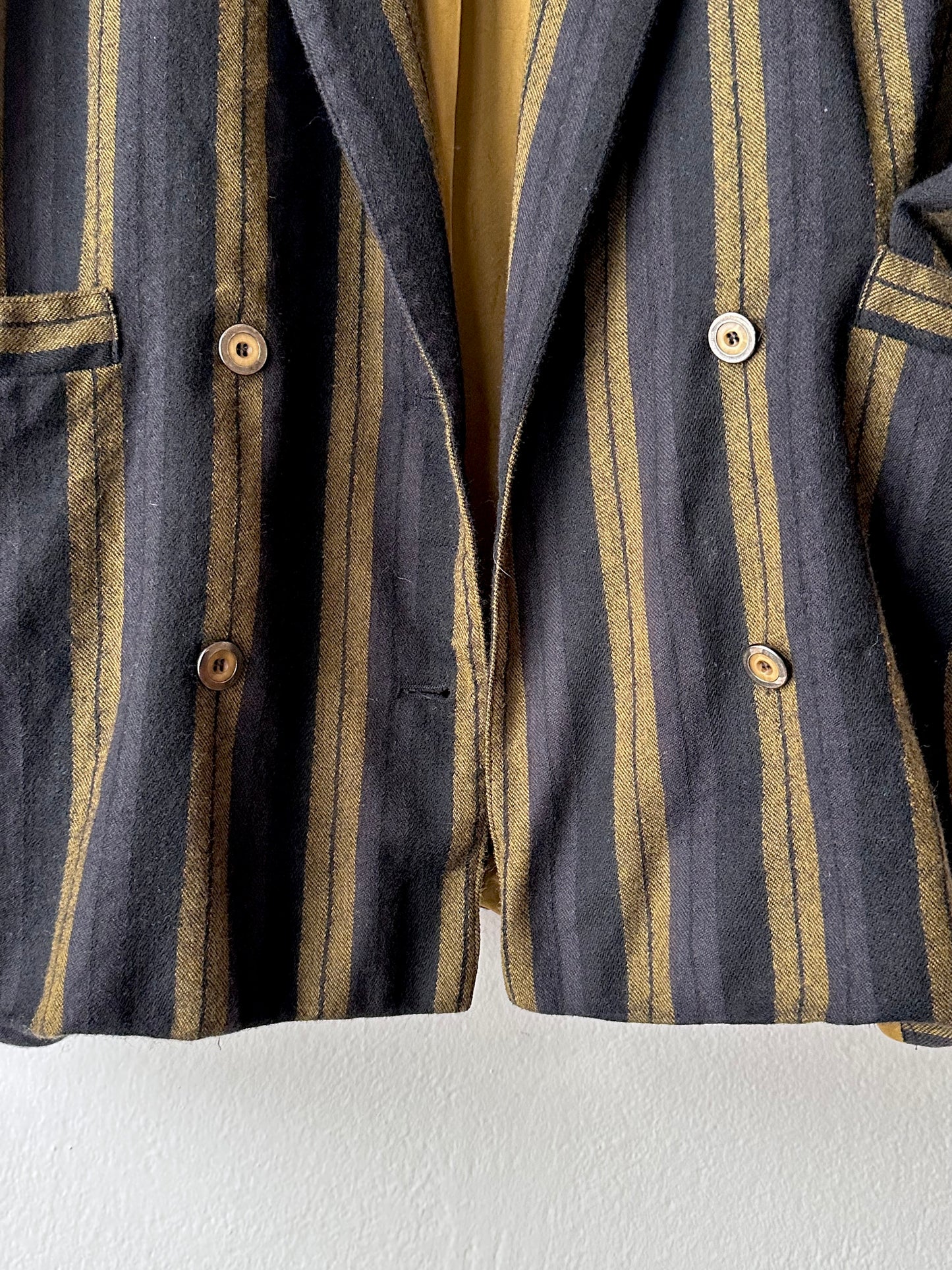 80s striped tailored jacket