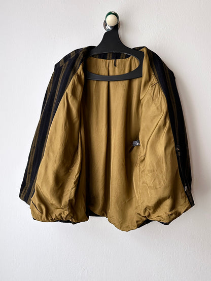 80s striped tailored jacket