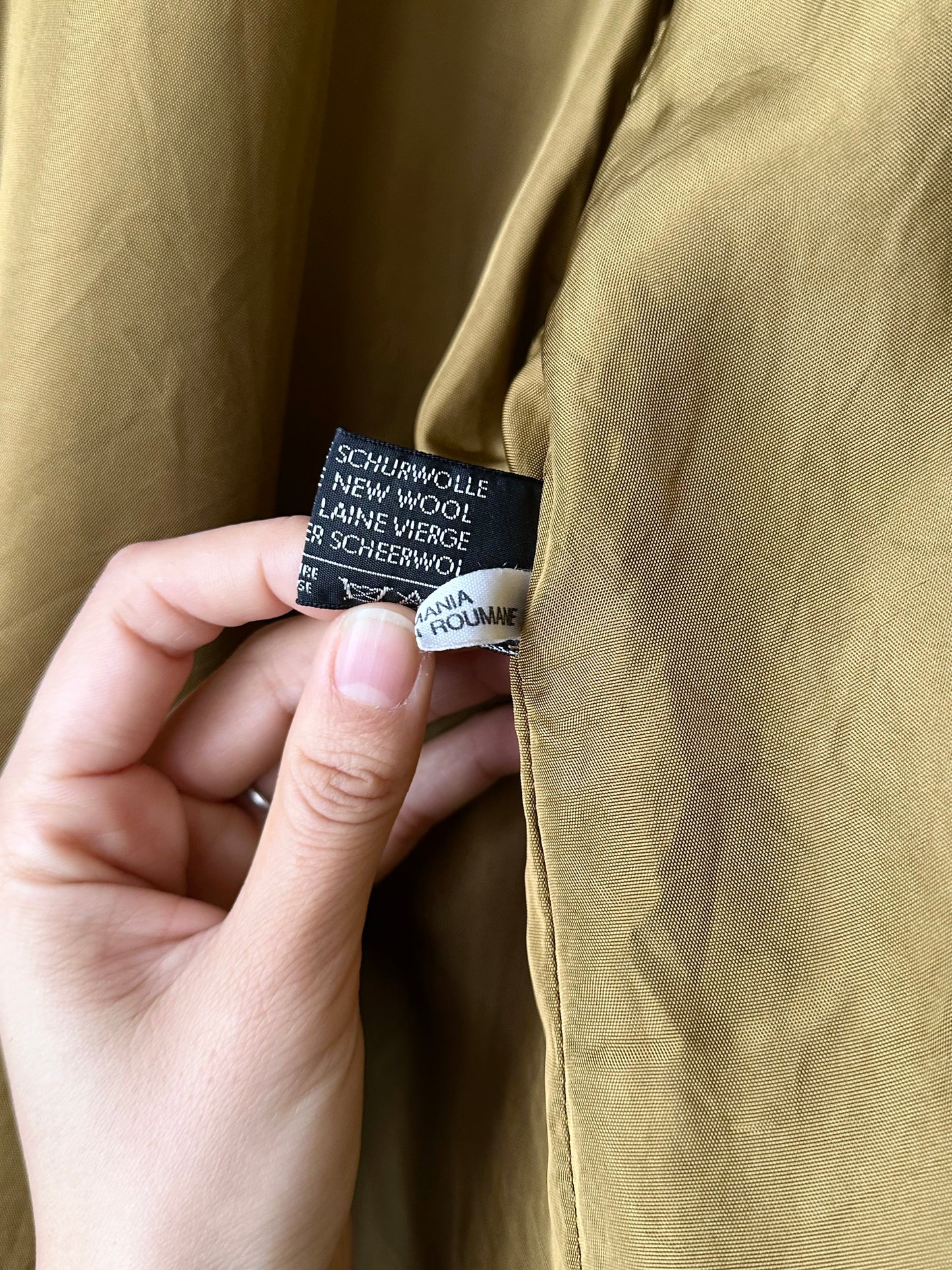 80s striped tailored jacket