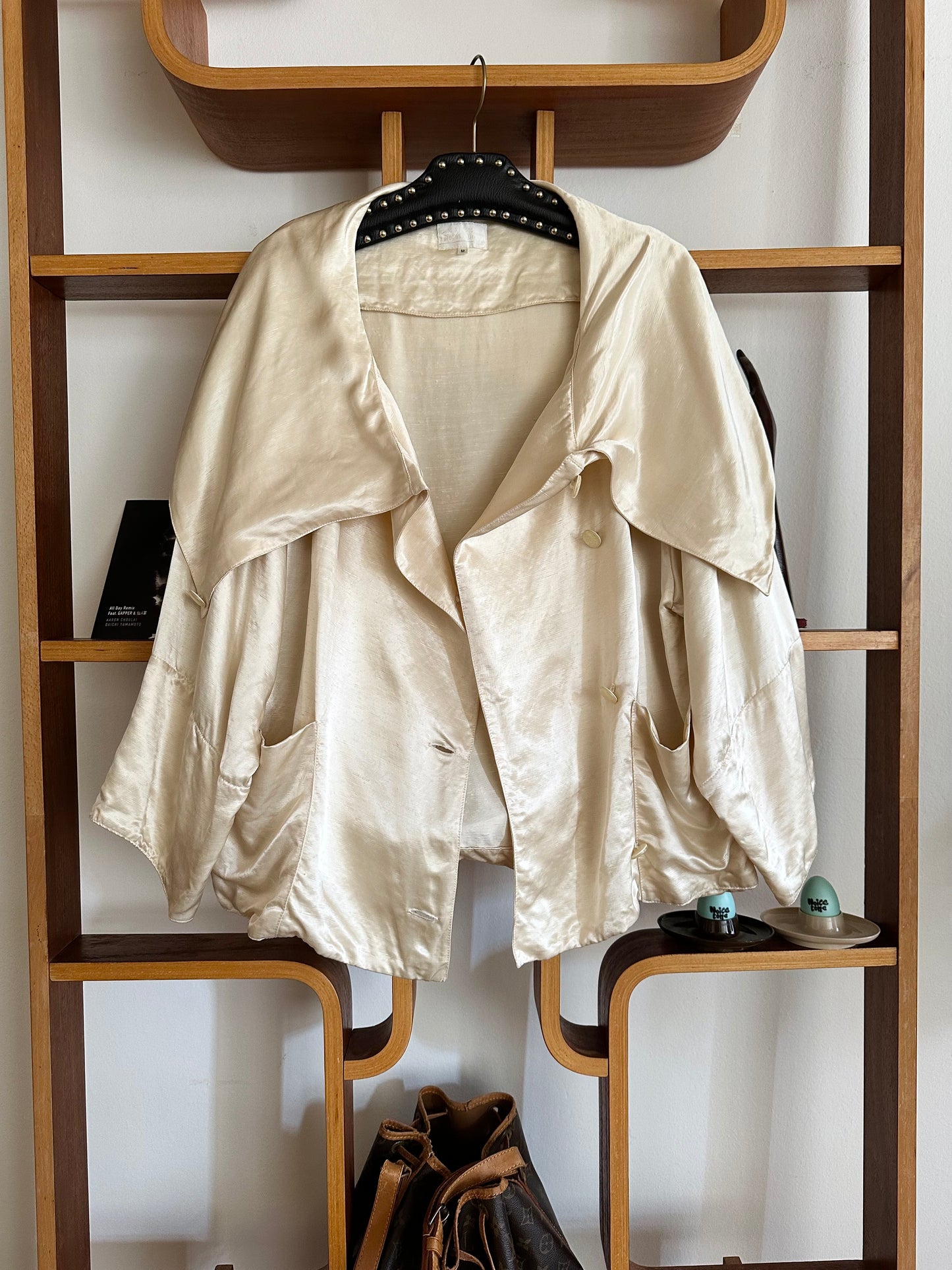 1980-90s Switzerland rayon satin jacket