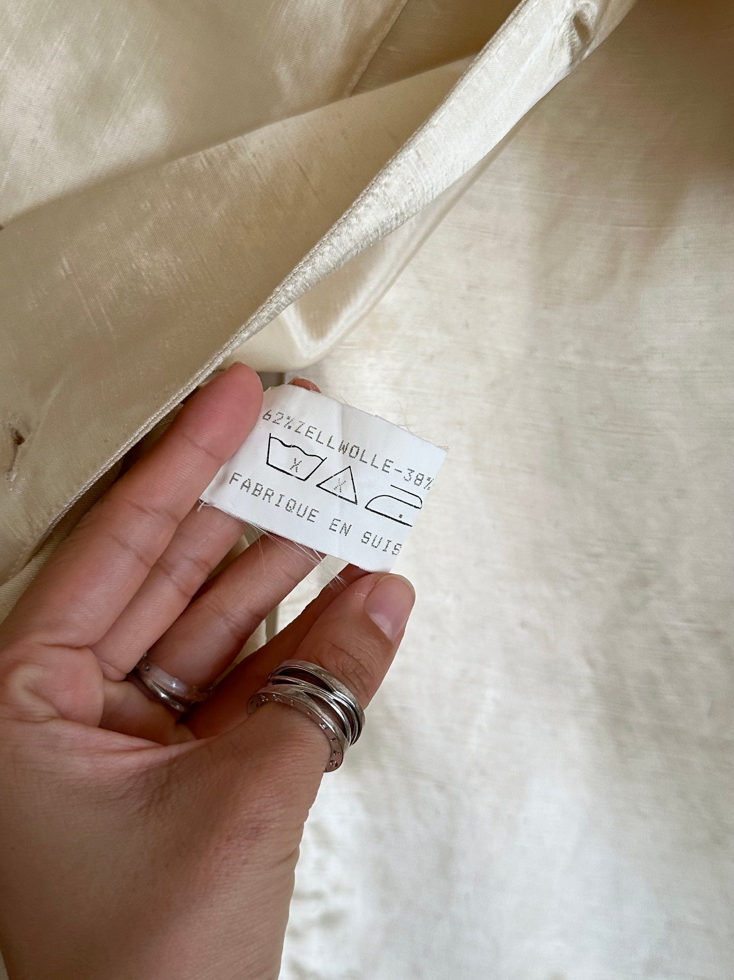 1980-90s Switzerland rayon satin jacket