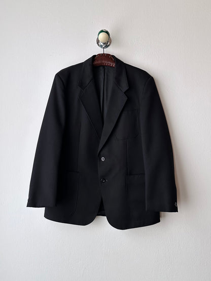 70s wool tailored jacket