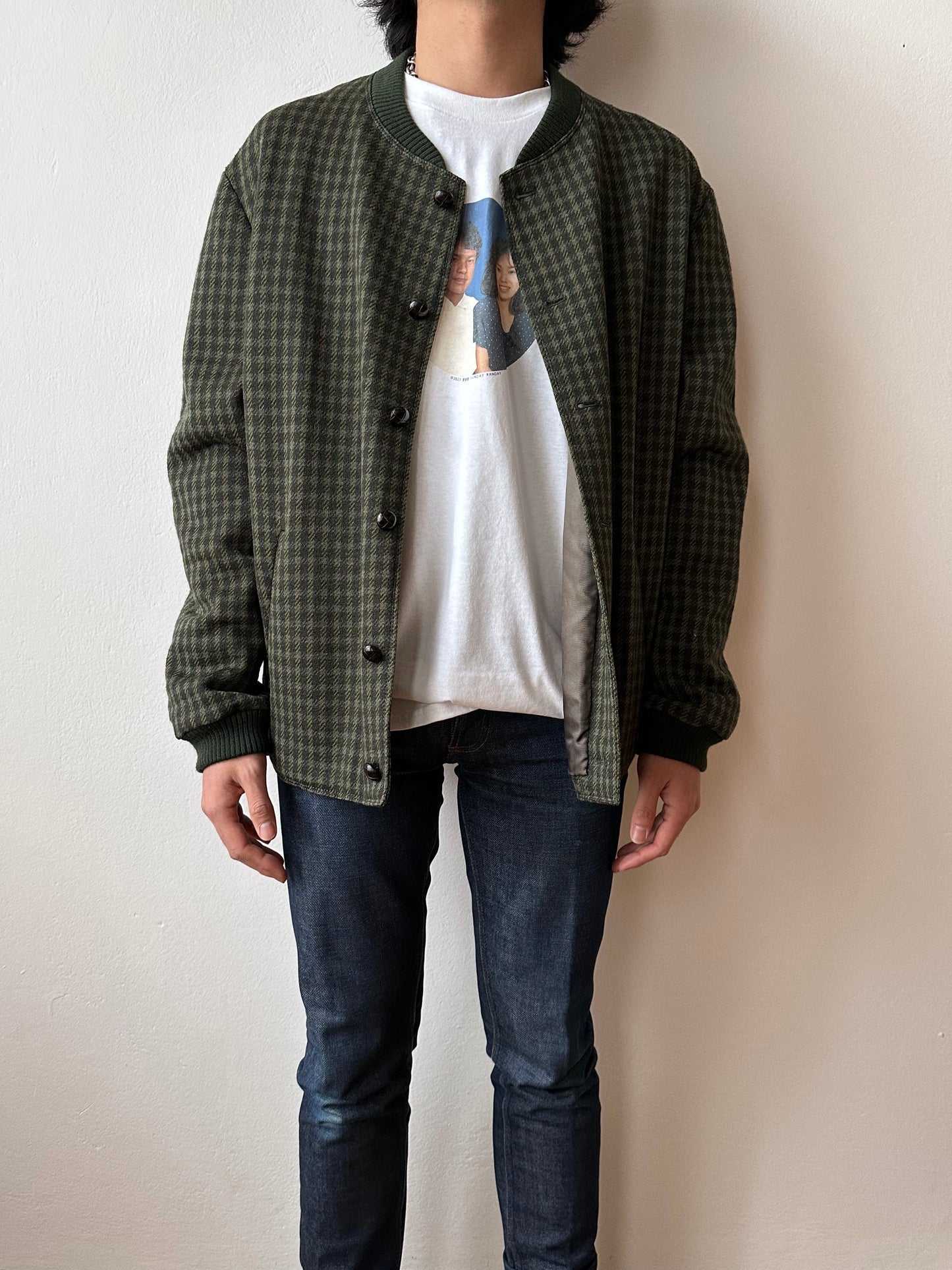 70s French wool sports jacket