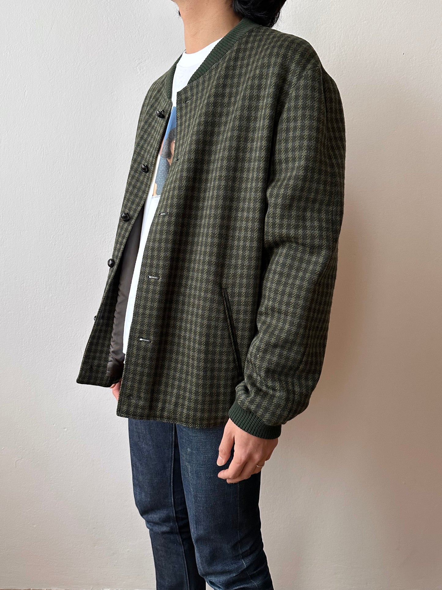 70s French wool sports jacket