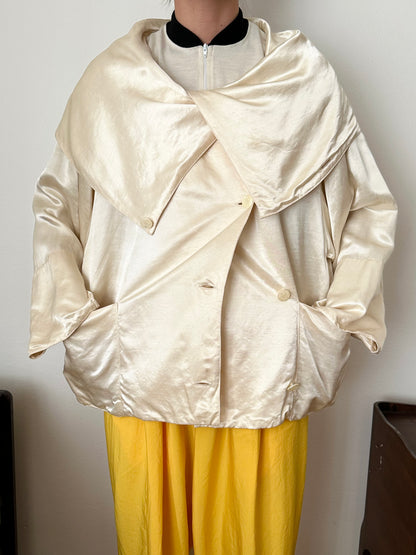 1980-90s Switzerland rayon satin jacket