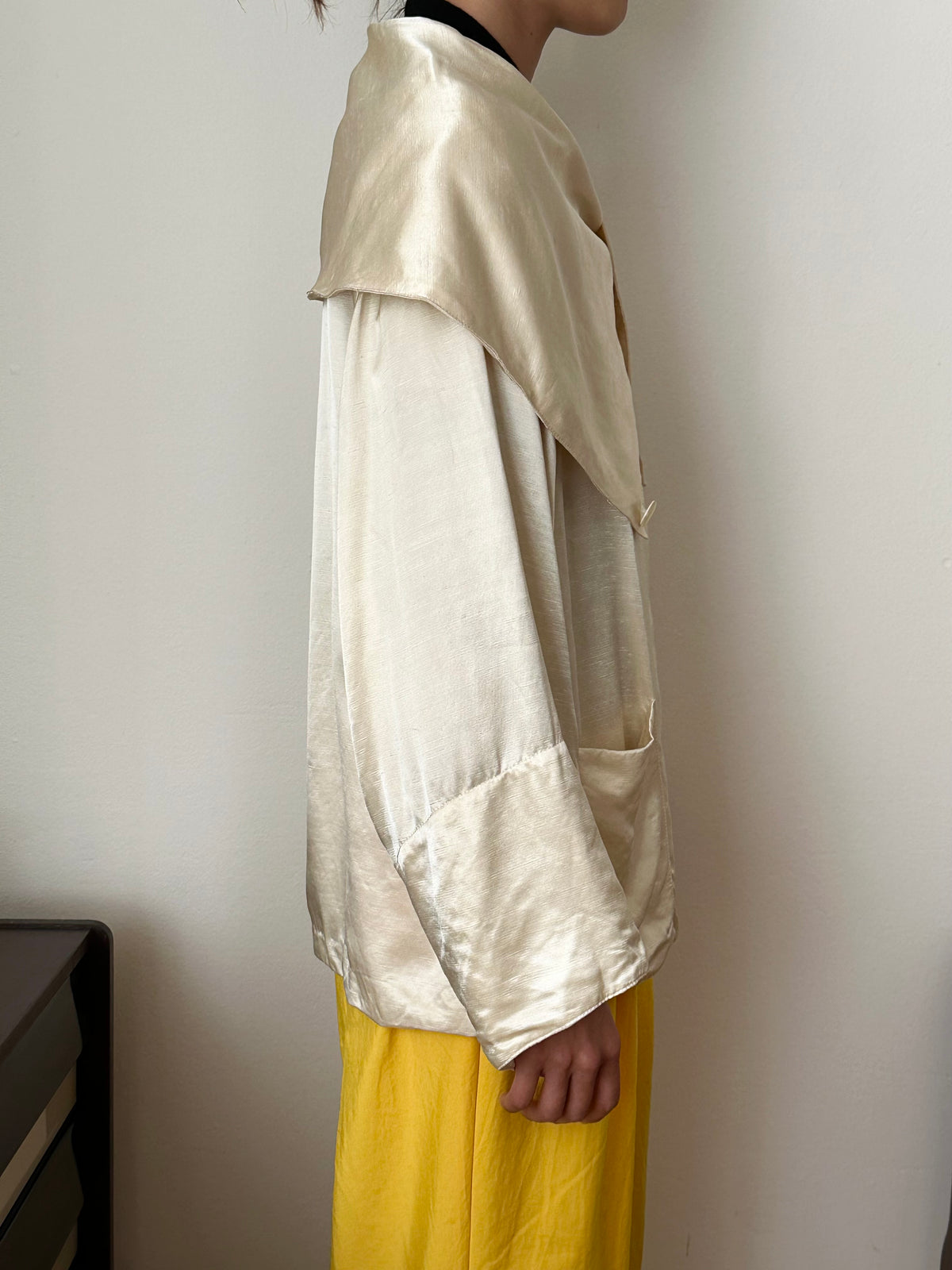 1980-90s Switzerland rayon satin jacket