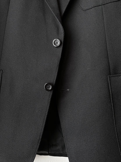 70s wool tailored jacket