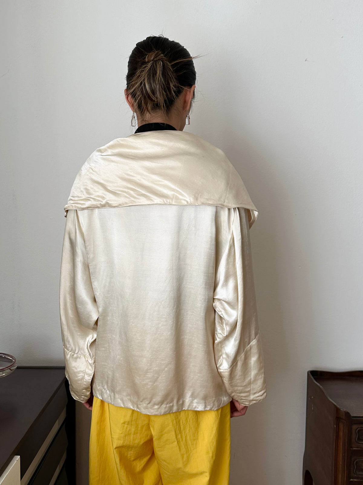 1980-90s Switzerland rayon satin jacket
