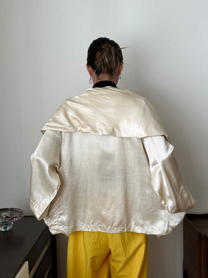 1980-90s Switzerland rayon satin jacket