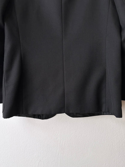 70s wool tailored jacket