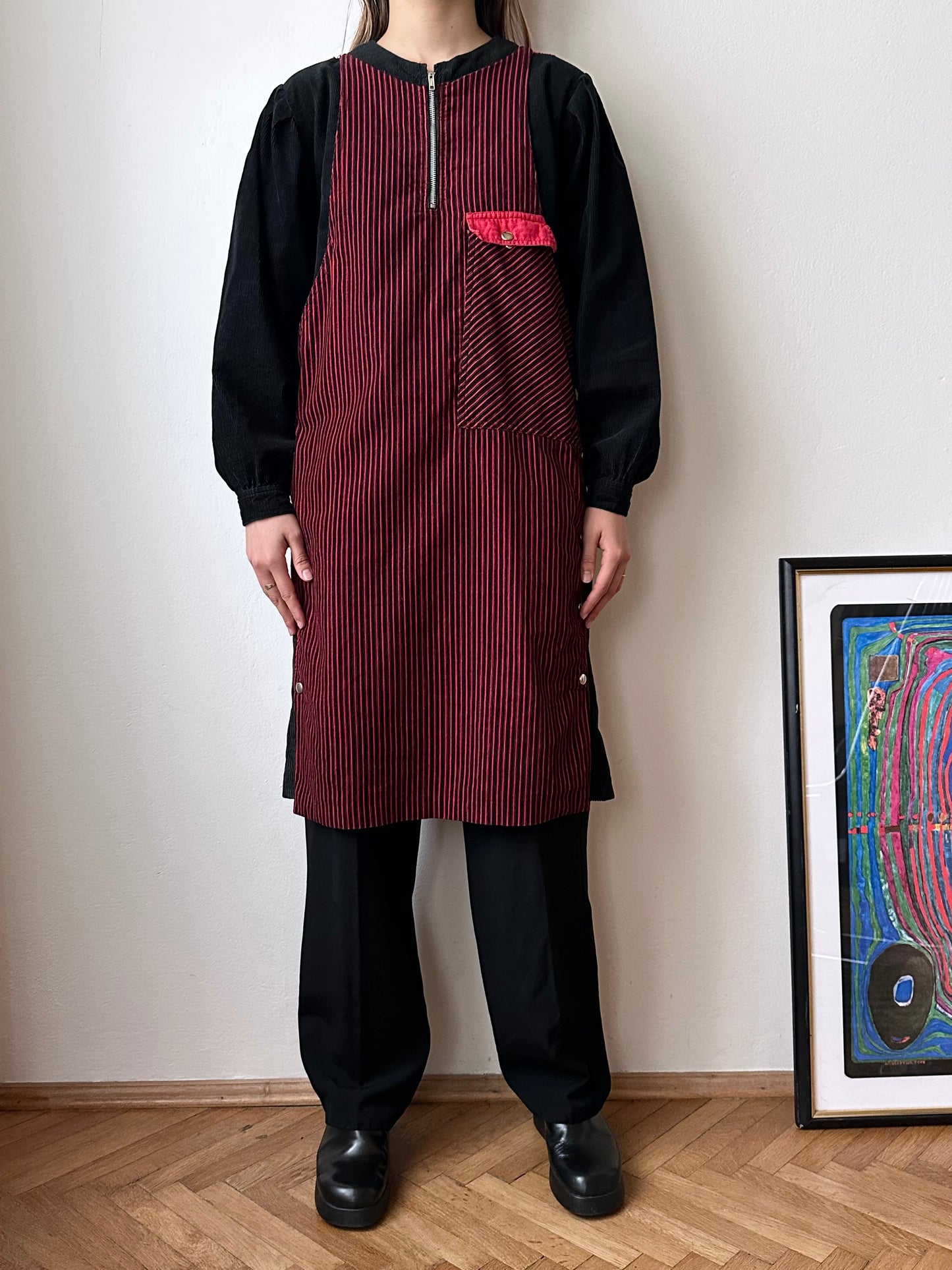 80s unique cotton dress