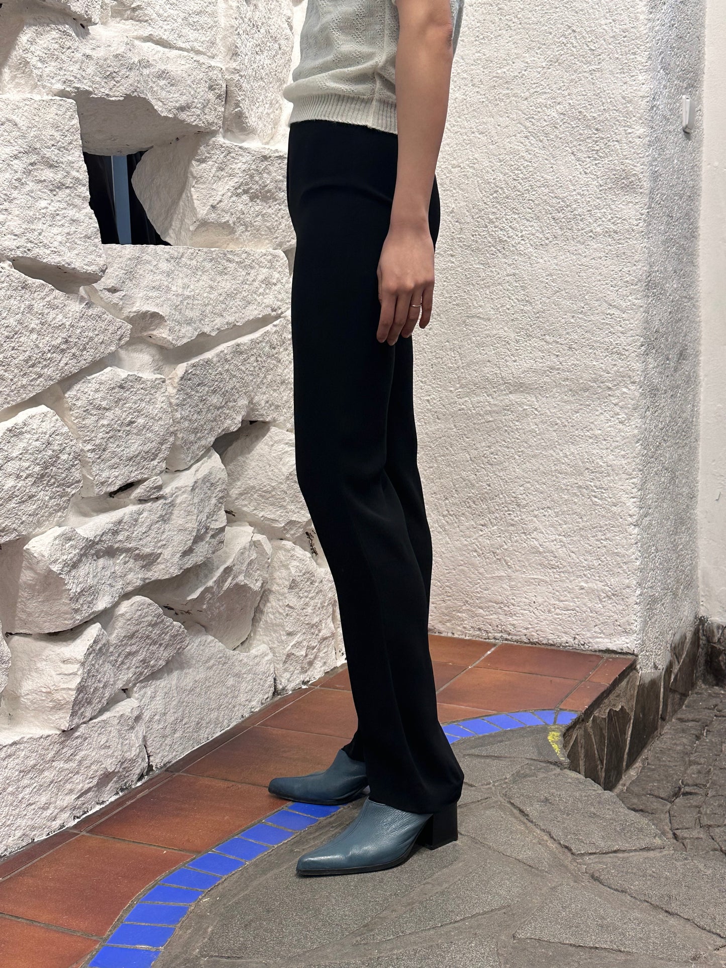 Gianni Versace black slacks