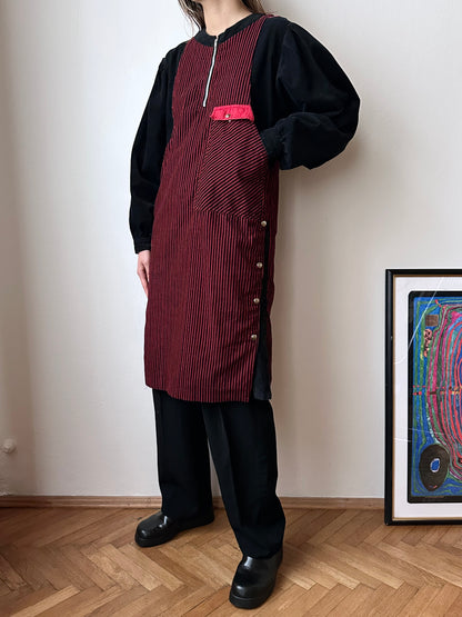 80s unique cotton dress